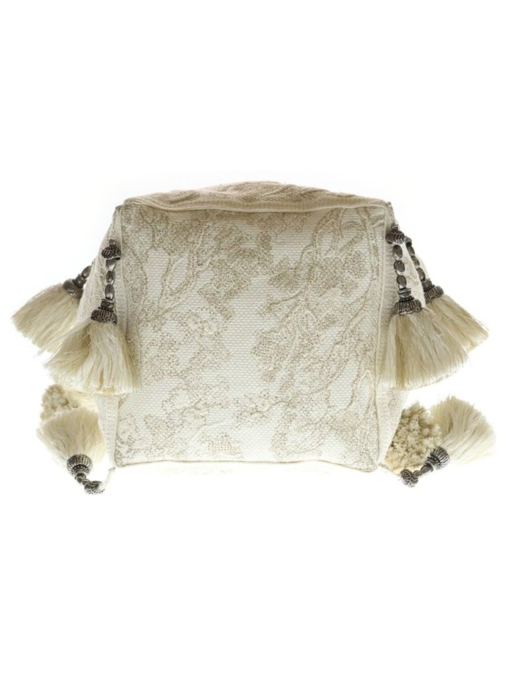 Dior Embroidery D-bubble Tote Ivory White Canvas - Picture 4 of 8